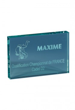 Trophée Verre Personnalisé 167-21-CLI