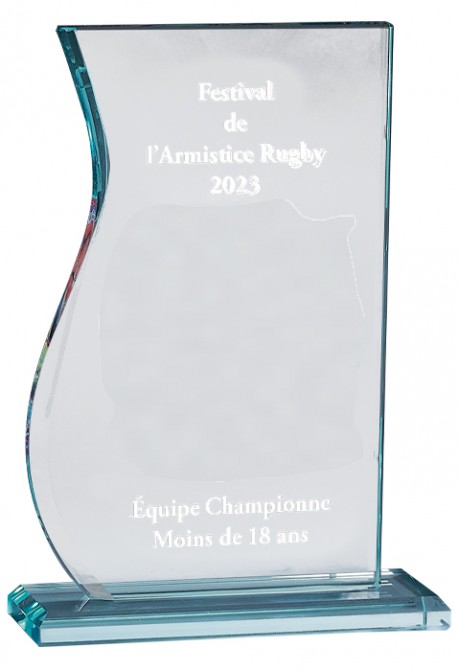 Trophée Verre Personnalisé 152-11-SU