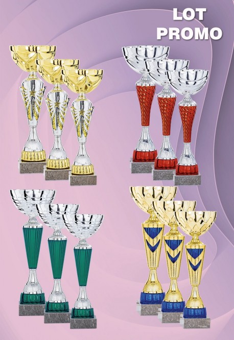 Lot de 12 Coupes : 2026-3