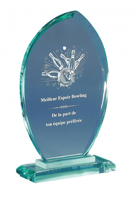Trophée Verre Personnalisé 166-51-CLI