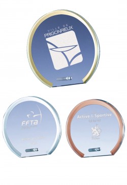 Trophée Verre Personnalisé 168-01-CLI