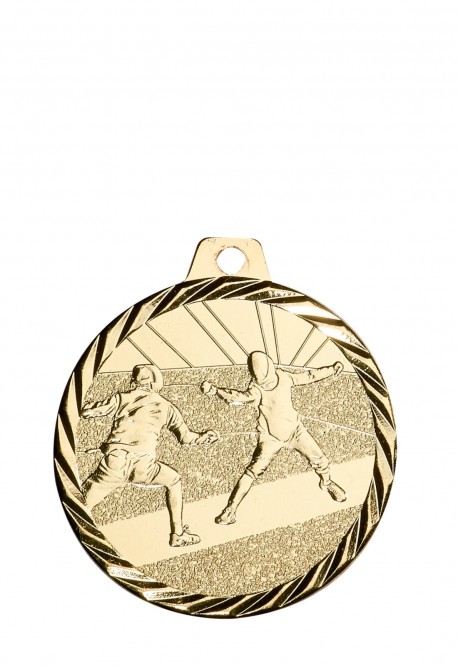 Médaille Ø 50 mm Escrime  - NZ07