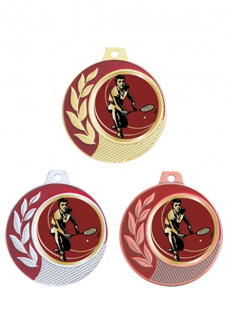 Médaille Ø 70 mm Badminton  - CZ04