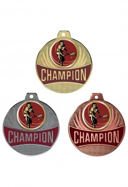 Médaille Ø 50 mm Badminton - CX04