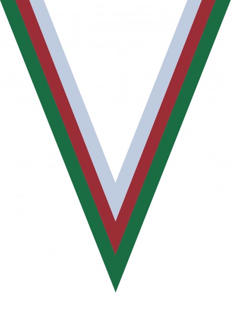 Ruban Médaille  Vert/Rouge/Blanc  : 6037