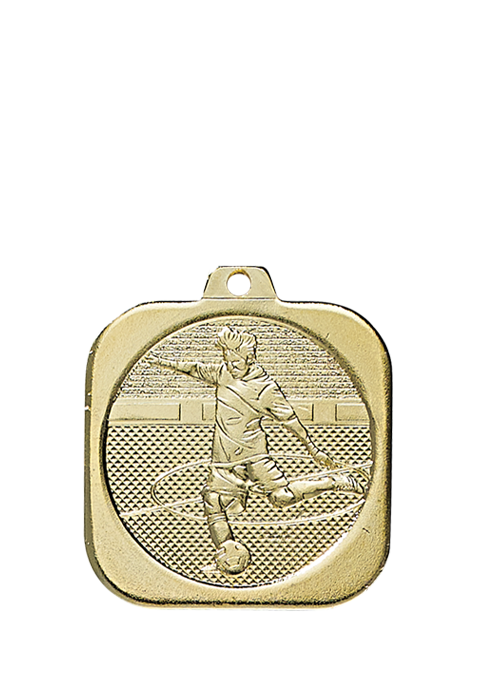 Médaille 35 x 35 mm Football  - DK07