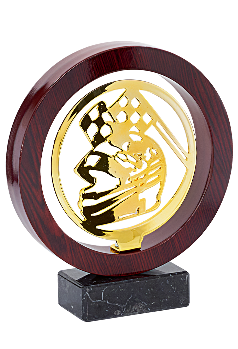 Trophée Bois Métal Auto-Moto JX01